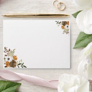 Enveloppe Envelopes de mariage floraux élégants