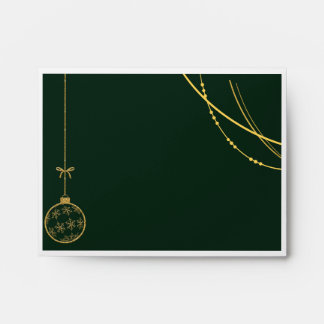 Enveloppe Envelopes de Noël | Ornement doré festif