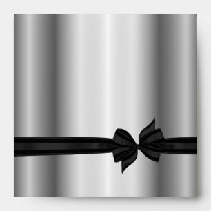 Enveloppe Envelopes de smoking noir et argent