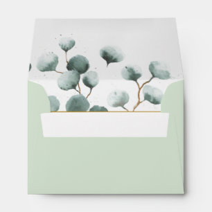 Enveloppe Envelopes de verdure d'eucalyptus