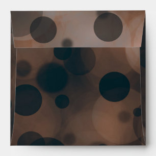 Enveloppe Envelopes d'invitation Bokeh Glam Marron Beige & O