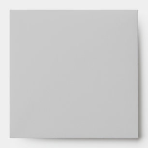 Enveloppe Envelopes en lin carré argent rose