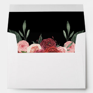 Enveloppe Envelopes Fleuris Rouge & Noir 2