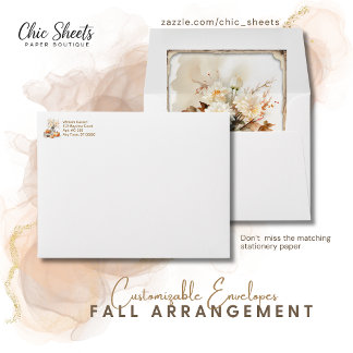 Enveloppe Envelopes personnalisables avec arrangement d'auto