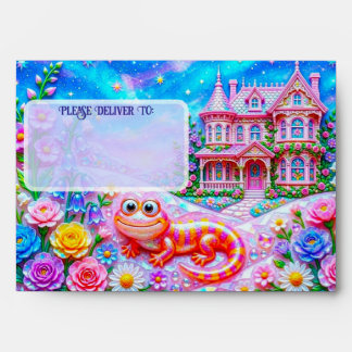 Enveloppe Envelopes Salamandre en Verre Kawaii