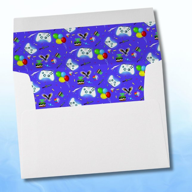 Enveloppe Epic Gamer Happy Birthday Critical Hit! (Créateur téléchargé)