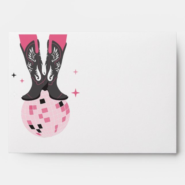 Enveloppe Épouse de fille disco (Devant)