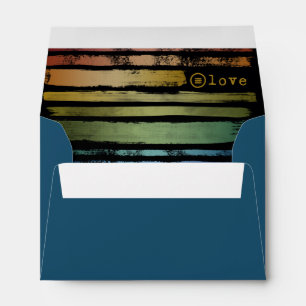 Enveloppe Equality Love Rainbow Brush Strokes LGBTQ ID656