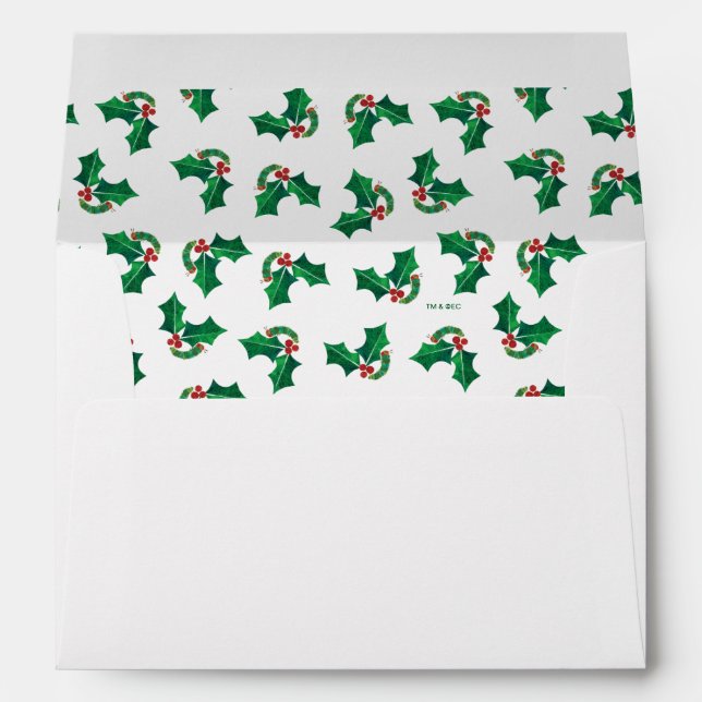 Enveloppe Eric Carle Christmas Caterpillar (Dos (Bas))