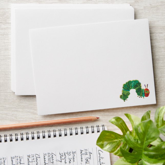 Enveloppe Eric Carle | La Caterpillar Très Affamée (Stacked)