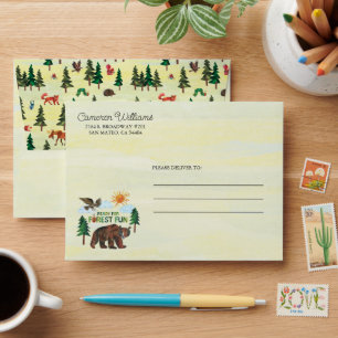 Enveloppe Eric Carle Prêt pour le plaisir des forêts