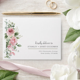Enveloppe Eternal Elegance Rose Rose Peony Flower