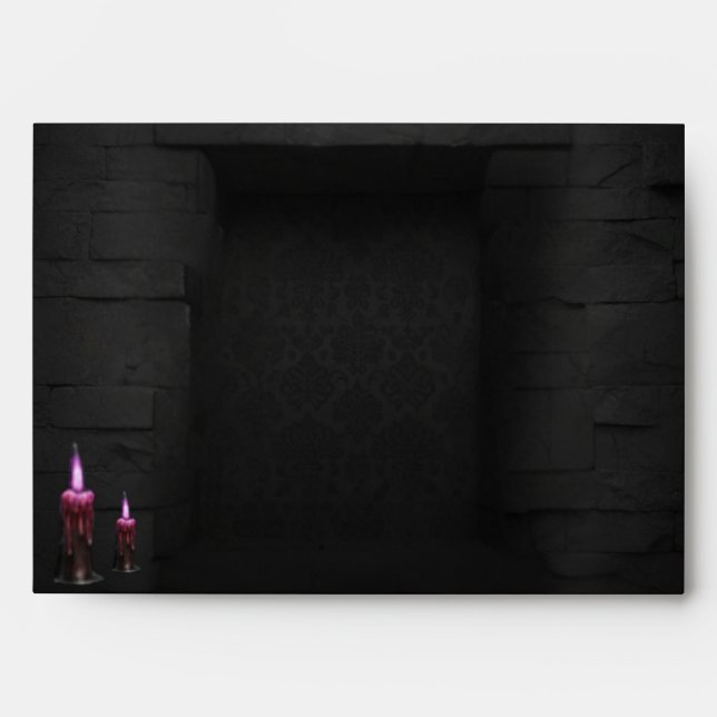 Enveloppe Eternal Night Gothic Vampire Wedding Dark Romance (Devant)