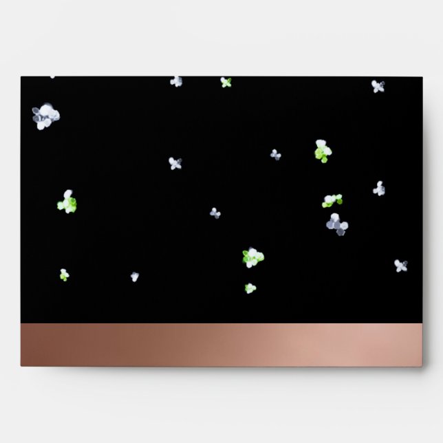 Enveloppe Étincelle noire (Devant)