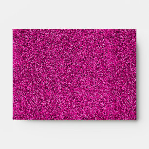 Enveloppe Étincelles roses étincelantes élégantes de