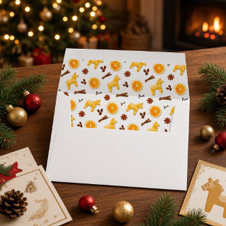 Enveloppe Étiquette d'adresse de retour Gingerbread & Épices