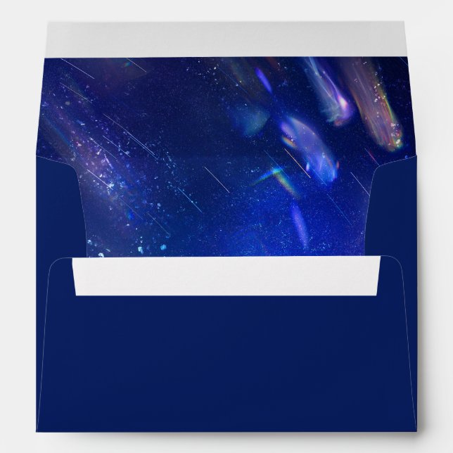 Enveloppe Étoiles de tir Galaxie céleste espace (Dos (Bas))