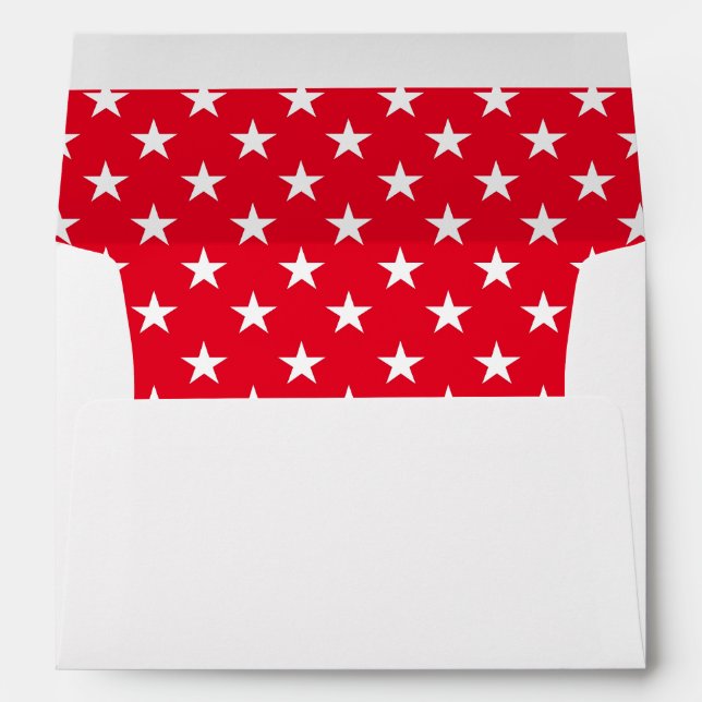 Enveloppe Étoiles d'enveloppes-patriotiques (Dos (Bas))