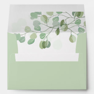 Enveloppe Eucalyptus Foliage rustique Vert Botaniq