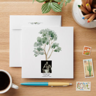 Enveloppe Eucalyptus Tree Memorial Funeral Seed Packet