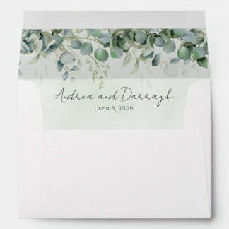 Enveloppe Eucalyptus Wedding Envelopes 1001A