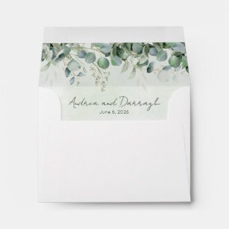 Enveloppe Eucalyptus Wedding Envelopes 1001A