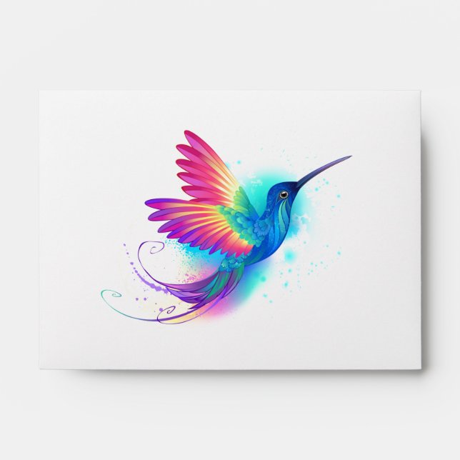 Enveloppe Exotic Rainbow Hummingbird (Devant)