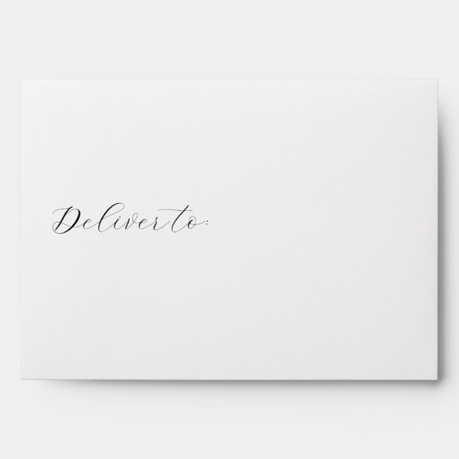 Enveloppe extérieure faire-part de mariage (Devant)