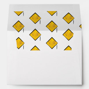 Enveloppe Faire-part de diplôme Adresse de retour Casquette 