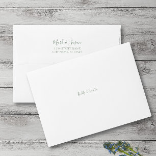 Enveloppe faire-part de mariage