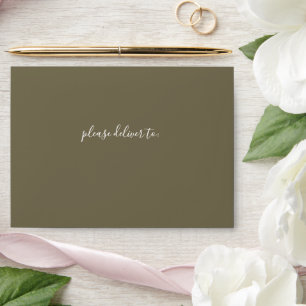 Enveloppe faire-part de mariage