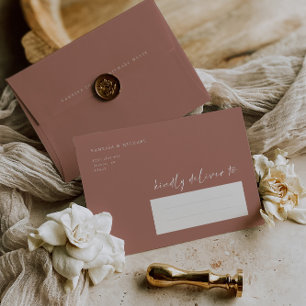 Enveloppe Faire-part de mariage A7 5x7 rose pâle