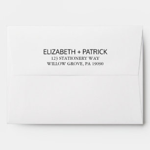 Enveloppe Faire-part de mariage élégant