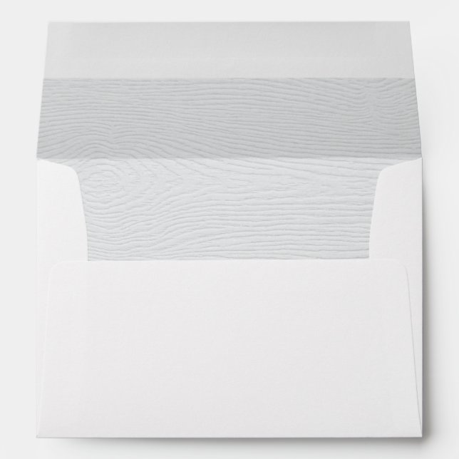 Enveloppe faire-part de mariage en bois faux (Dos (Bas))