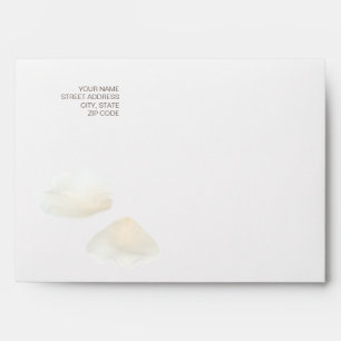 Enveloppe Faire-part de mariage, format 1: Rose iv
