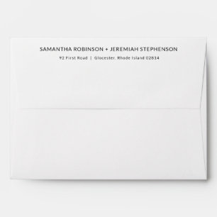 Enveloppe Faire-part de mariage moderne