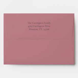 Enveloppe Faire-part de naissance bébé Mauve
