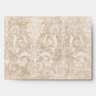 Enveloppe Faire-part vintage de thé de mariage et gâteau