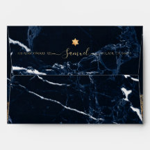 Faux Gold Jérusalem Tour de David Marbre Bleu