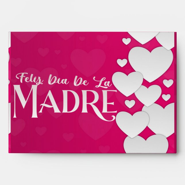 Enveloppe Feliz Dia De La Madre (Devant)