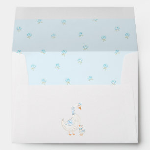 Enveloppe Fête de bébé thème Oie Silly Joliment Élégante Fle