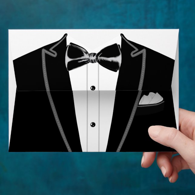 Enveloppe Fête de célibataire Tuxedo (Hand)
