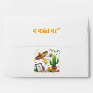Enveloppe "Fête de fin d'études 'Je l'ai fait !'"