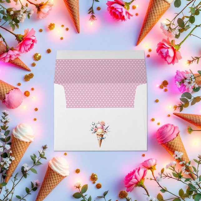 Enveloppe Fête des mariées "Elle a été rachetée" ("She's Been Scooped Up" Bridal Shower Envelope)