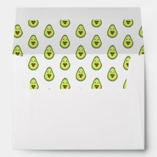 Enveloppe Fête du Baby shower de la Sainte Guacamole