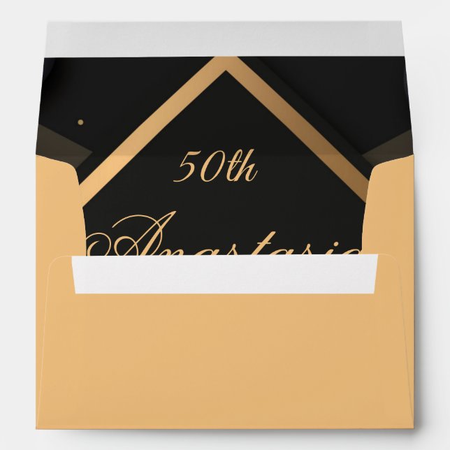 Enveloppe Fête du Birthday (Dos (Bas))