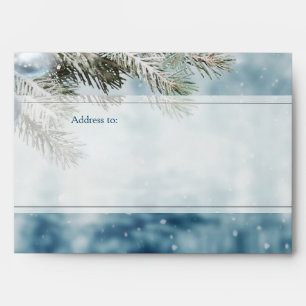Enveloppe Fête hivernale
