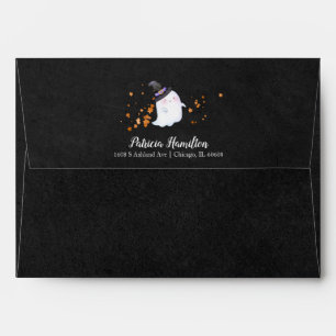 Enveloppe Fête Prénatale Bébé Halloween Petit Fantôme Boo