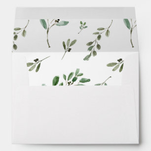 Enveloppe Feuillage minimaliste épousant