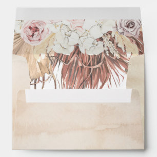 Enveloppe Feuilles de palmier de soleil séchées florifères b